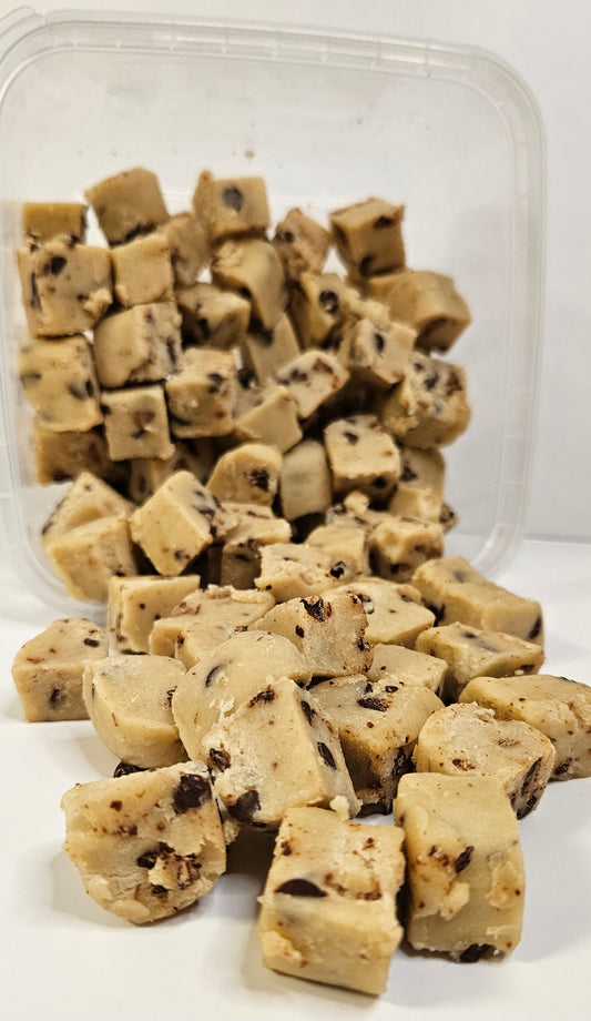 Chocolate Chip Shortbread cookie dough bites. LOCAL DELIVERY ONLY